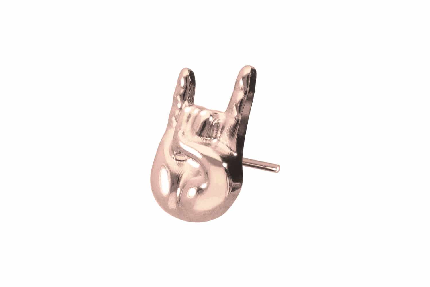 Titan Aufsatz mit Push Pin ROCK'N' ROLL ++SALE++ von Piercingline